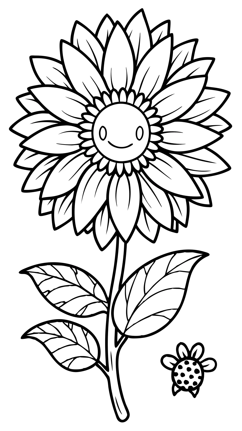 coloriages de tournesol imprimables